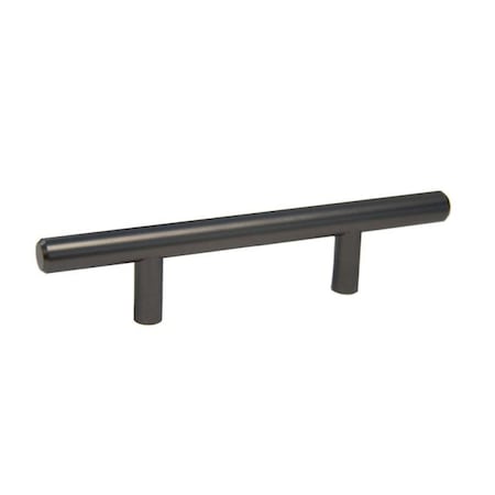 Crown 6" Bar Cabinet Pull with 3" Center to Center Dark Pewter Finish CHP106DP